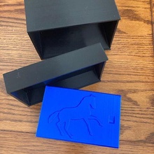 cavalo caixas 3d print model - Mito3D