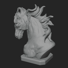 cavallo busto art il 3d print model - Mito3D