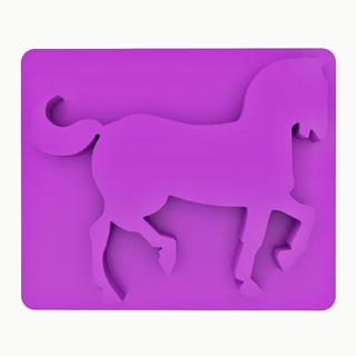 horse clay art stamp cssp42 cookie craft embosser embossed baker pottery polymer animal molds 3d print model - Mito3D