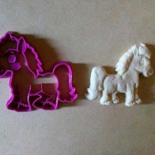 horse cookie cutter home cookies cutting biscuits 3d print model - Mito3D