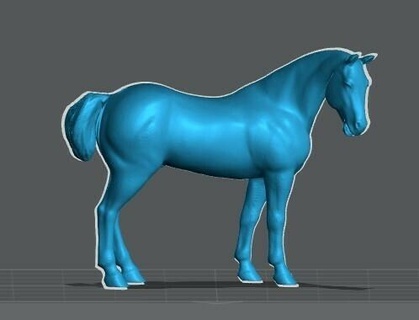 cheval couple 3d print model - Mito3D