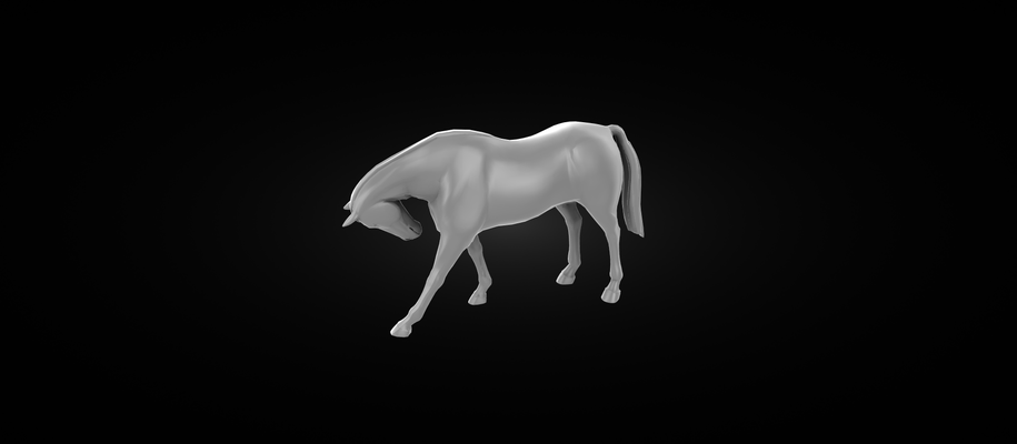 caballo figura arte escultura juguete animal vida hogar casa 3d print model - Mito3D
