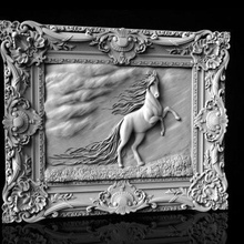 horse frame 3d stl models artcam aspire various 3d print model - Mito3D