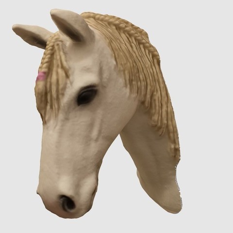 testa di cavallo gioco la scansione giocattolo animali 3D print model - Mito3D