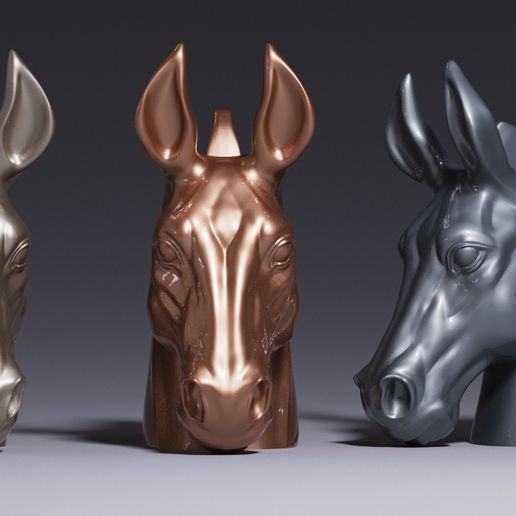 horse head 3D print model - Mito3D