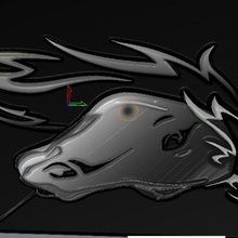 caballo cabeza 3d stl modelo cnc enrutador artcam vétrico grabador alivio tallado cortar 0754 3d print model - Mito3D