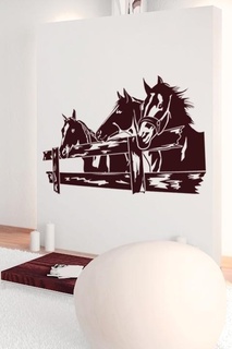 caballo caballos salvaje animal decoración 2d Arte svg pared equinos hermoso 3d print model - Mito3D