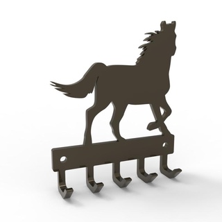 cavalo chave suporte chaveiro gadget animal 3d print model - Mito3D