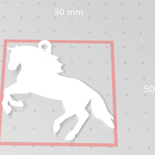horse key ring various animal 3d print model - Mito3D
