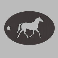 horse keychain animal 3d print model - Mito3D