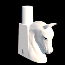 caballo boquilla shisha bong narguile 3d print model - Mito3D