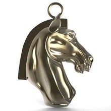 horse pendant 4 jewelry animal art fashion jewel 3d print model - Mito3D