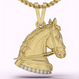 caballo anillo plata oro joyería joya imprimible 3d modelo tendencia Moda diseño zbrush 3d print model - Mito3D