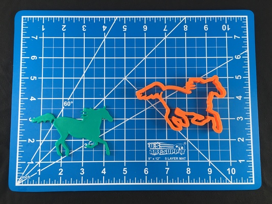 at siluet kurabiye kesiciler çoklu boyutları ev fondan kesici 3d print model - Mito3D