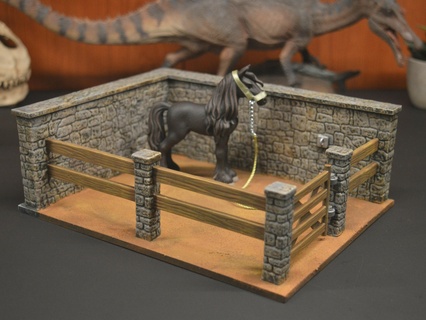 caballo estable 3d print model - Mito3D