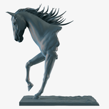 Pferd Statue Tier Skulptur Natur Silber Bronze Gold Harz 3d print model - Mito3D