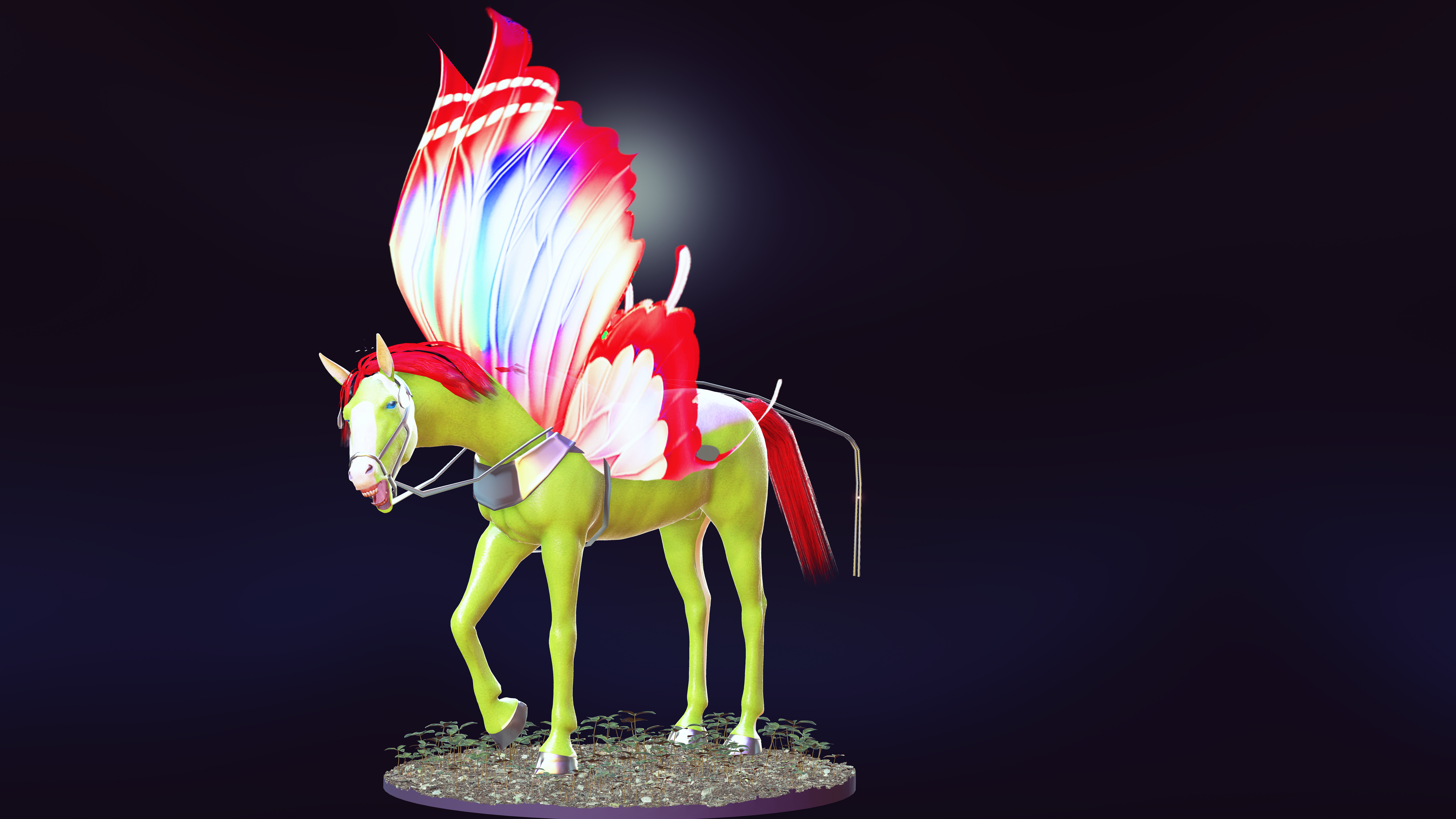 cavalo asas 3d modelo animado impressão fbx manipulado projeto baixar criatura procurar selecionar específico objeto descreve gostar Esportes carro Poção dardo rã trancado arábico natureza bloqueada 3D print model - Mito3D