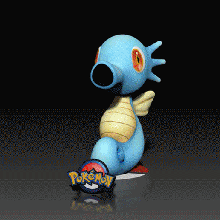 horsea pok lun figurina 3d Stampa modello anime figura giocattolo Pokemon nintendo bambino fioriera casa gioco 3d print model - Mito3D
