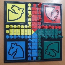 horses game dada small 3d print model - Mito3D