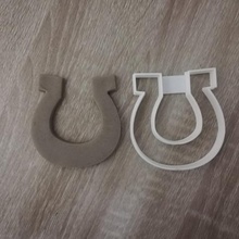 horseshoe cookie cutter tool luck 3d print model - Mito3D
