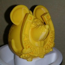 Hufeisen-Maus Spiel - Spielzeug Maus ein Hufeisen 3d print model - Mito3D