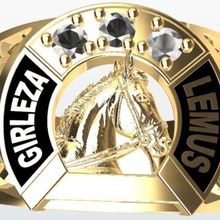 ferradura nome jóias anel ouro de prata fantasia cavalos potência animais luxo bela 3d print model - Mito3D