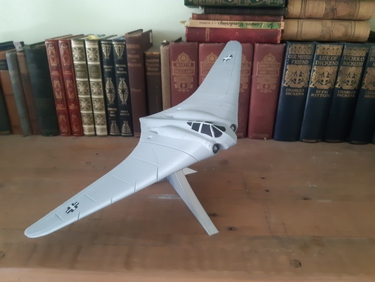 horton 229 arte furtividade sr71 passaro preto arco boi segredo 51 x avião xplanes espião bombardeiro modelo 3d print model - Mito3D