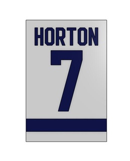 horton maple leafs banner hockey toronto sign legend tim 3d print model - Mito3D