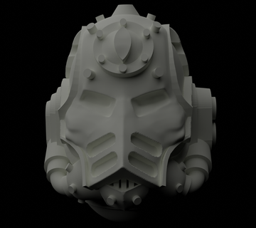 horus' helmet 30k head spacemarine horus sonsof heresy horusheresy 3d print model - Mito3D