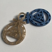 horus œil pendentif bijoux dreadlocks crainte perle 39 effroi Egypte Ankh 3d print model - Mito3D