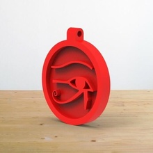 horus eye pendant 3d print model - Mito3D