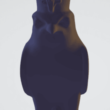 faucon horus statue funéraire art l'égypte falcon 3d print model - Mito3D