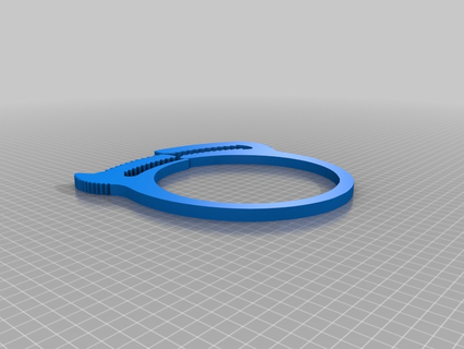 mangueira braçadeira partes 3d print model - Mito3D