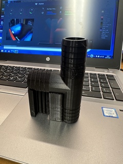 tubo flessibile connettore genere 25mm 1inch 1 pollice 3d print model - Mito3D