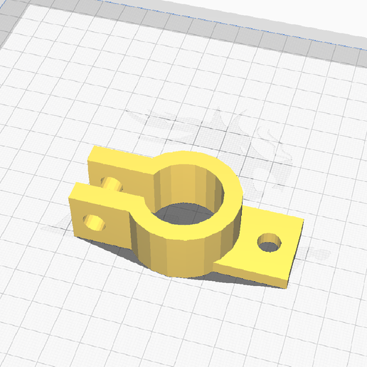 hose holder 25mm tool support 3D print model - Mito3D