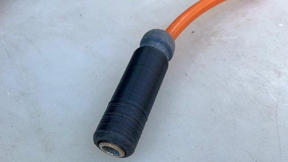 hose quick v2 release 21 wfp water fed hose pole ro system window cleaning window cleaning hose quick release 21 wfp water fed pole ro system  3d print model - Mito3D