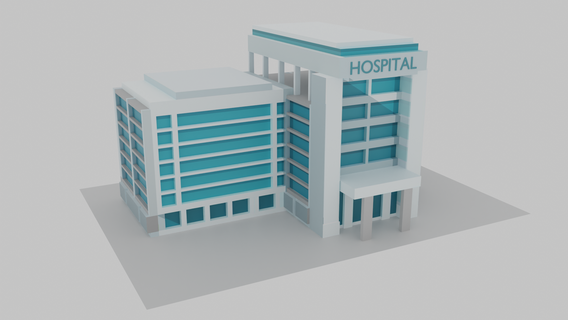 ospedale 3d print model - Mito3D