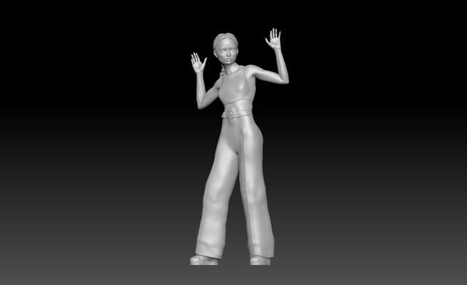 hostage girl 4 3d print model - Mito3D