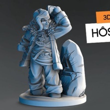 hostra thorfinn oyun 3d print model - Mito3D