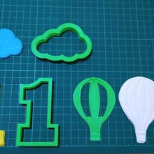 hot-air balloon cloud number 1 &/ one 3d print model - Mito3D
