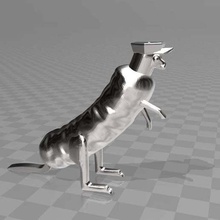 hot-dog art le creature 3d print model - Mito3D