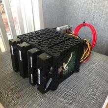 intercambio-caliente 35 disco duro del gabinete nano pi m4 de la herramienta caso en el unidad caja nanopi nas sata electrónica 3d print model - Mito3D