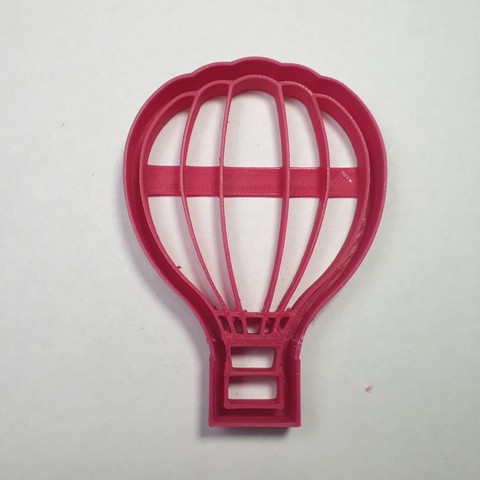hot air balloon cookie cutter tool aerostatic 3D print model - Mito3D