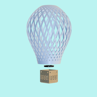 hot air balloon lamp hot air balloon lamp lamp hot air balloon toy bedroom babies  3d print model - Mito3D