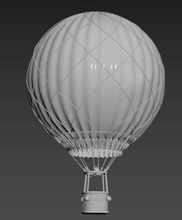 caliente aire balon 3d print model - Mito3D
