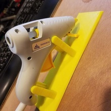 pistola de cola quente stand ferramenta titular suporte bancada trabalho porta-ferramentas caixas 3d print model - Mito3D