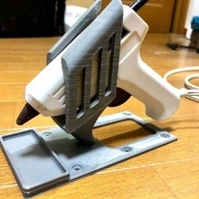 hot glue gun stand remix diy 3d print model - Mito3D
