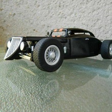 Sıcak kamış Amerika buggy araba karikatür motor v8 sıcak çubuk kas ölçek truggy turbo Birleşik Devletleri oyuncak 3d print model - Mito3D
