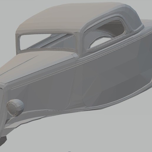 hot rod impressão do corpo carro jogo quente haste printable o de slot scalextric tamiya rc miniz 3D print model - Mito3D