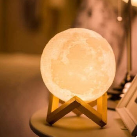 venda quente de lua bola luz led casa 3D print model - Mito3D